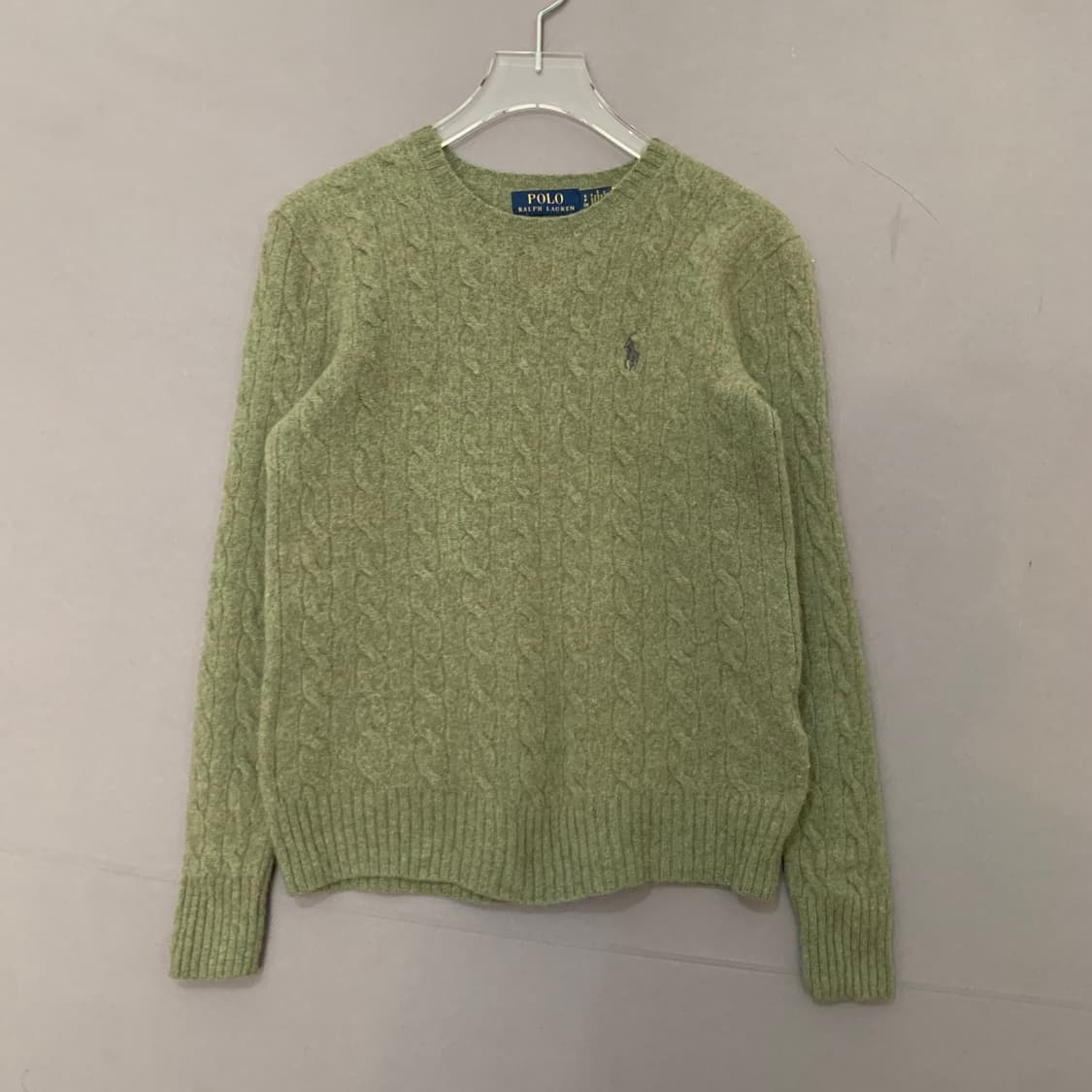 S 폴로랄프로렌 신형 캐시미어 혼방 꽈배기 케이블 니트 상품이미지2