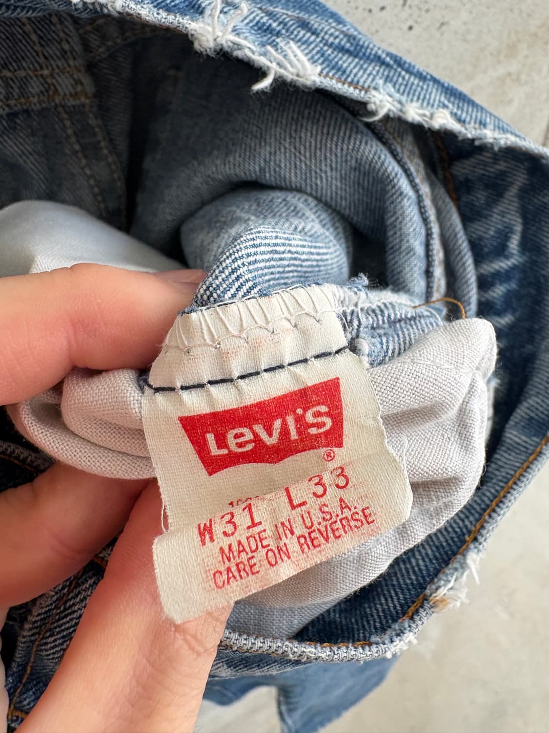 90s 리바이스 505 Made in USA 상품이미지4