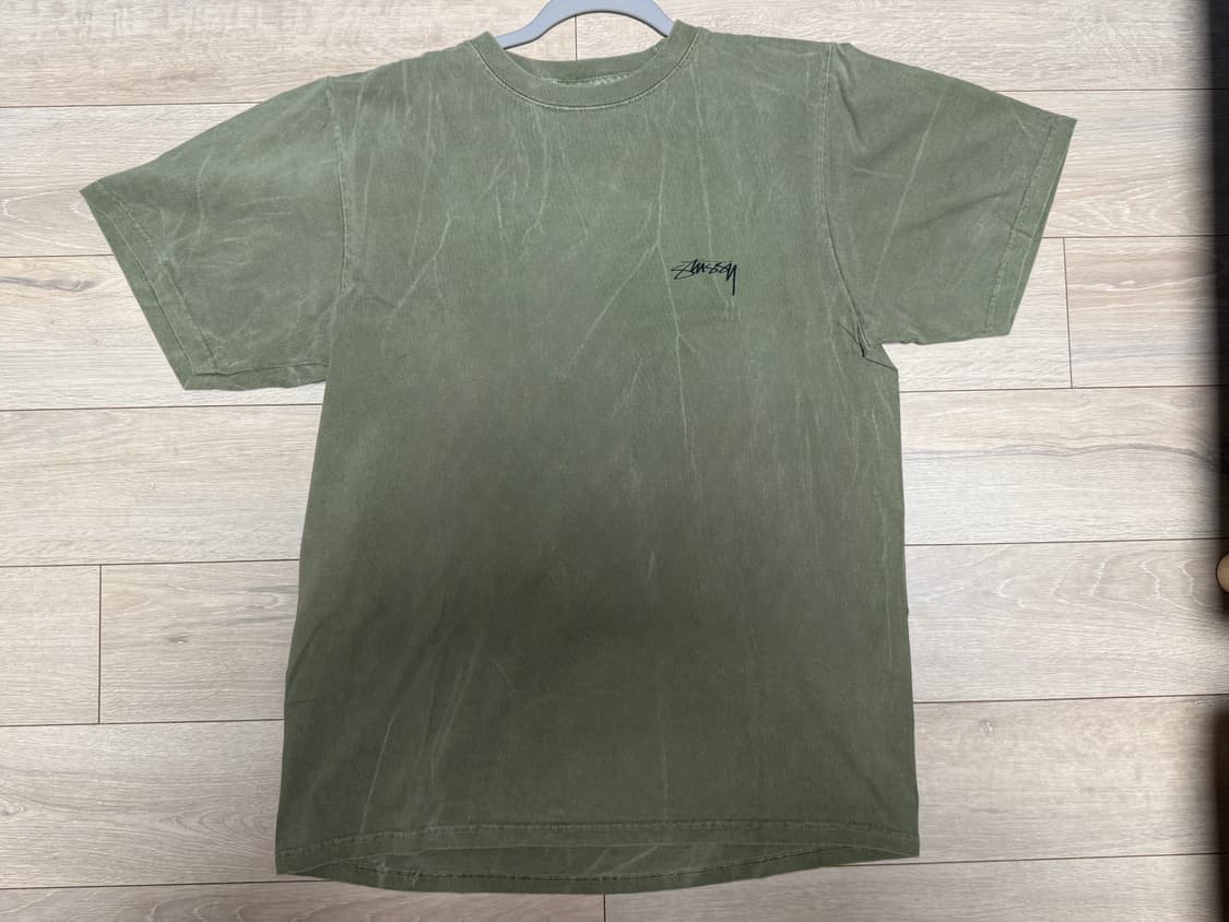 스투시 스몰 로고 티셔츠 올리브 S 상품이미지2