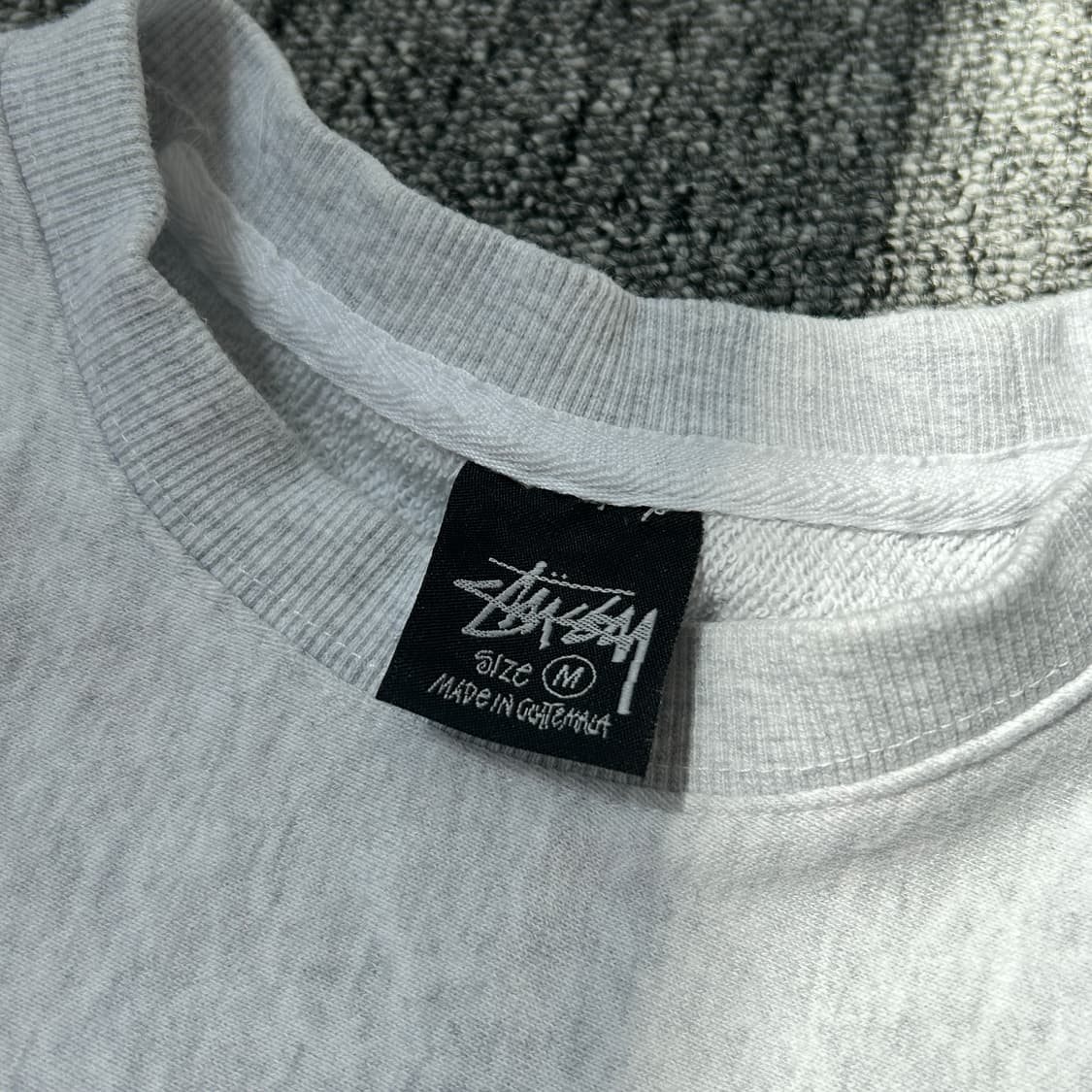 스투시 베이직 멜란지 빅로고 맨투맨 상품이미지8