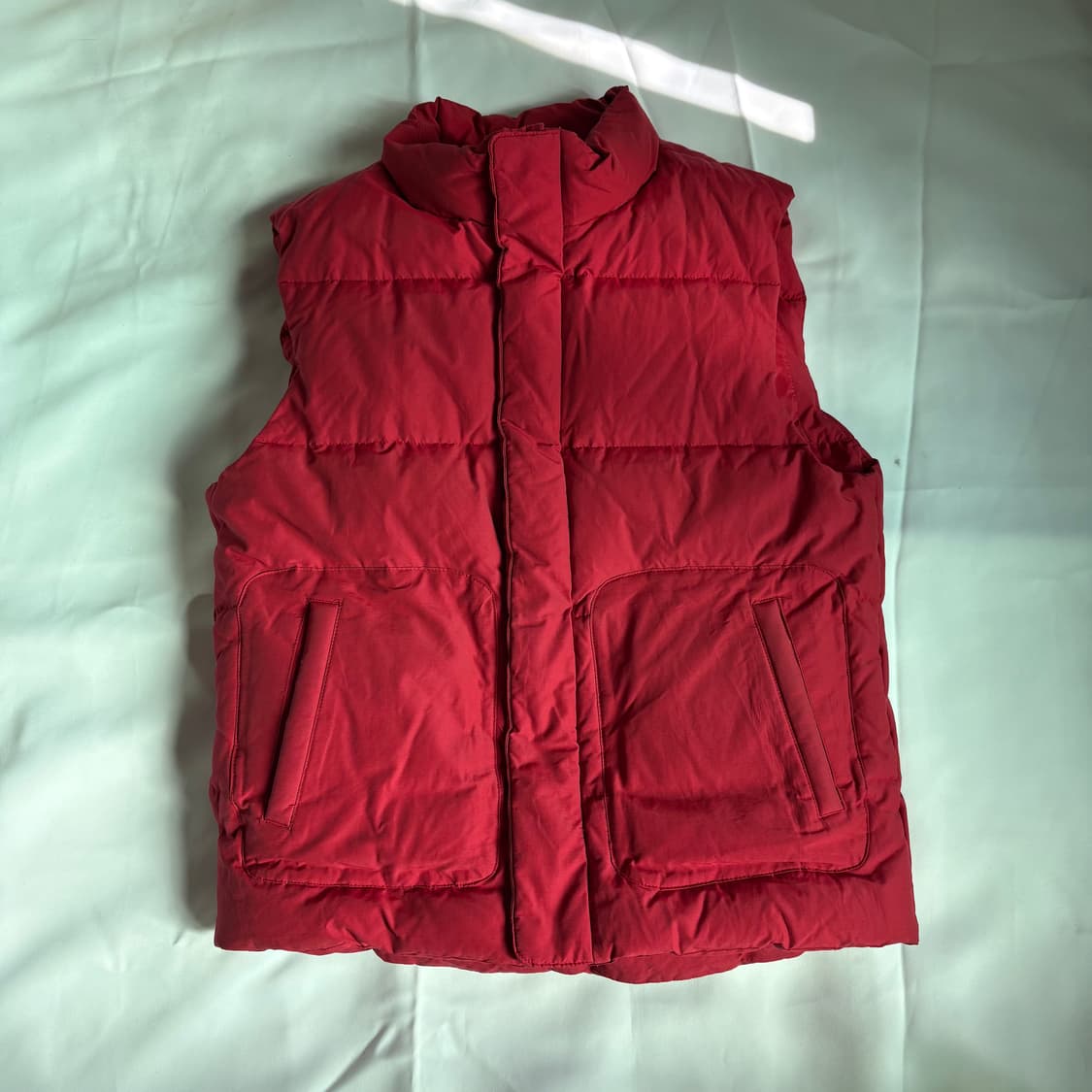 GAP 갭 패딩 베스트 레드 상품이미지1