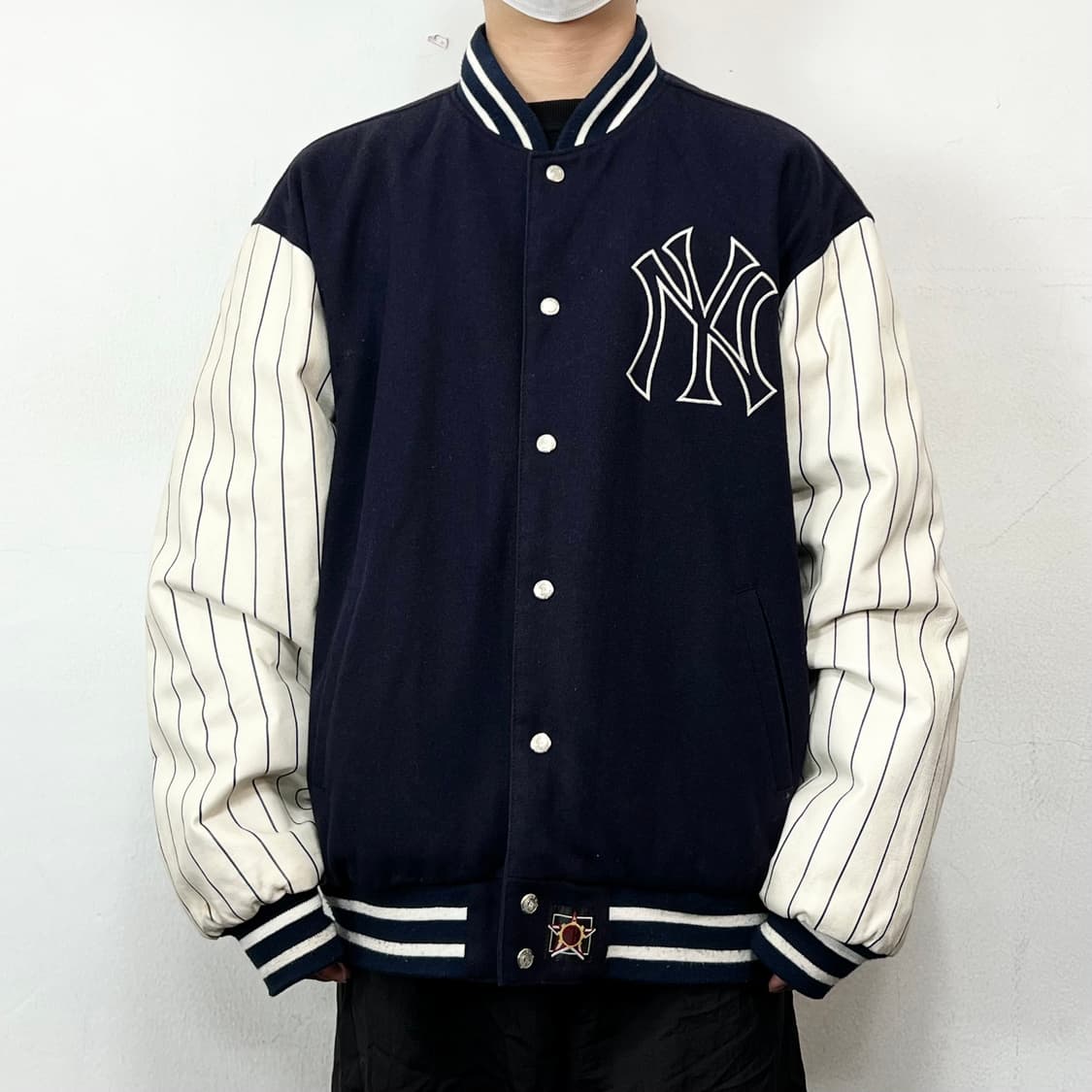 제프 해밀턴 90s 뉴욕 양키즈 리버시블 바시티 자켓 상품이미지1