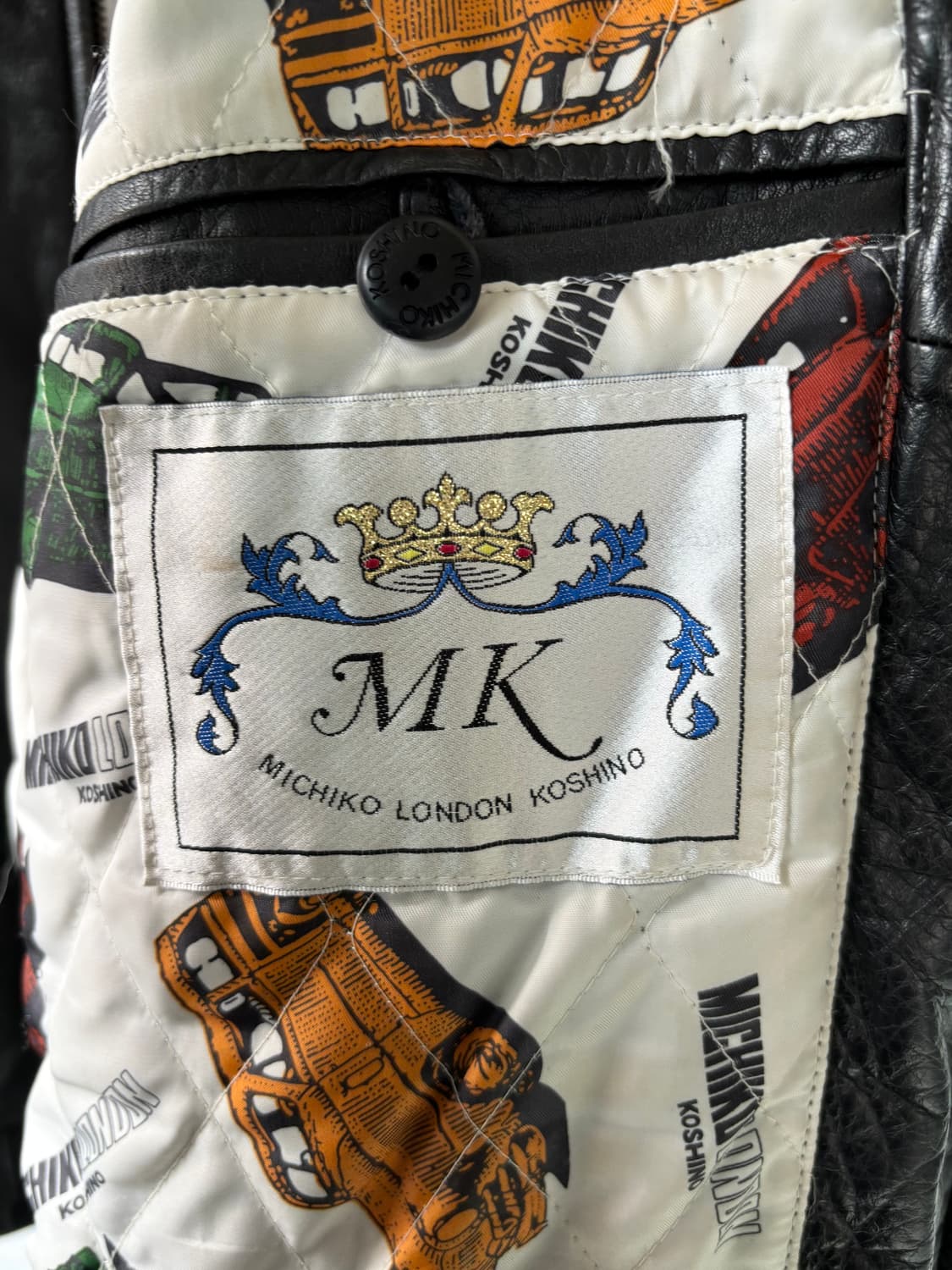 미츠코 런던 레더 바이커 상품이미지9