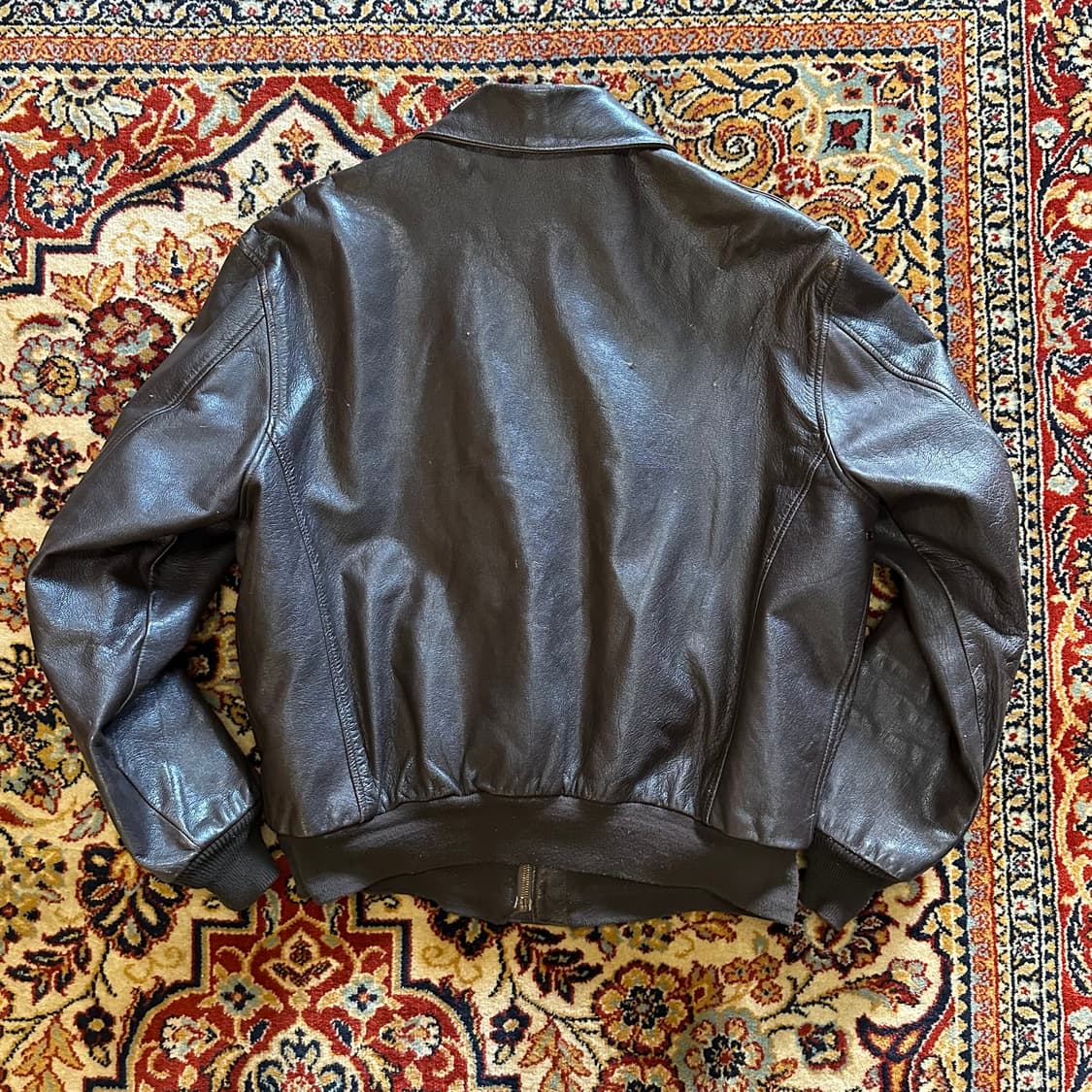 USA A-2 고트스킨 플라이트 자켓 - 46L 상품이미지4