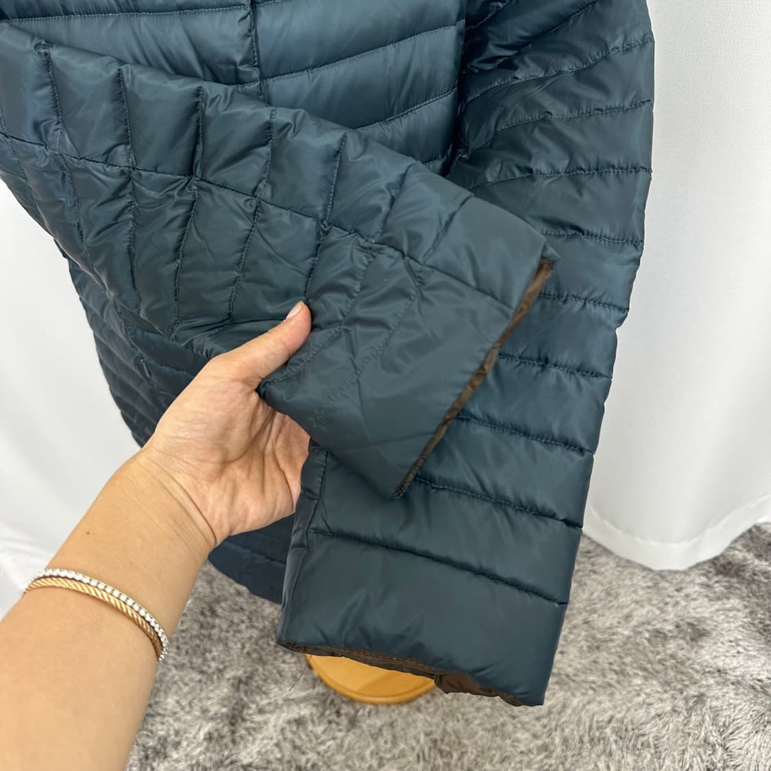  우바 진도 여자 경량패딩 자켓 오리털 44-66추천 상품이미지4