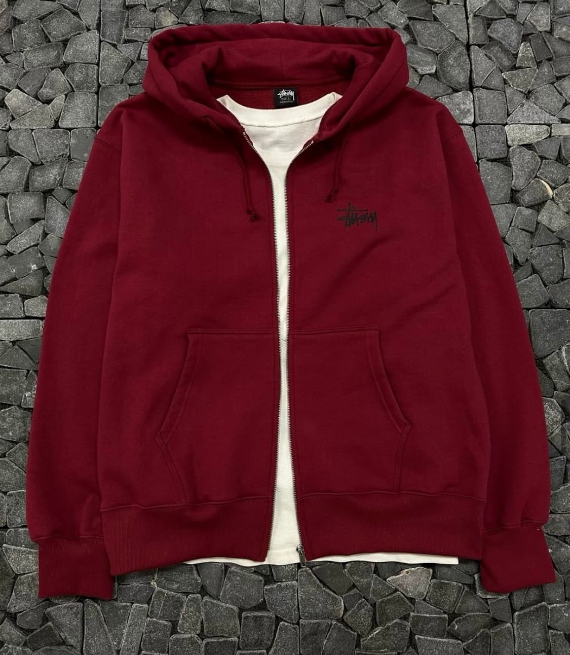 스투시 베리 베이직 후드집업 M/L  상품이미지2