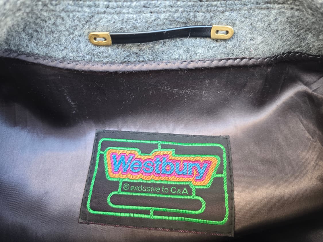 80s 웨스트 버리 모헤어 발마칸 코트 상품이미지6