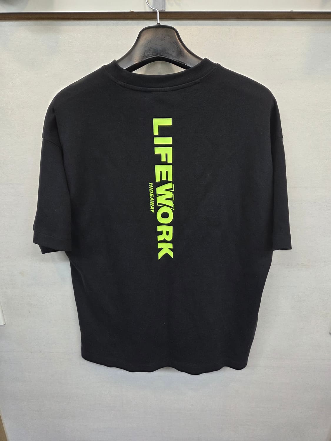 라이프워크 형광로고 사이드지퍼 반팔 m 상품이미지2