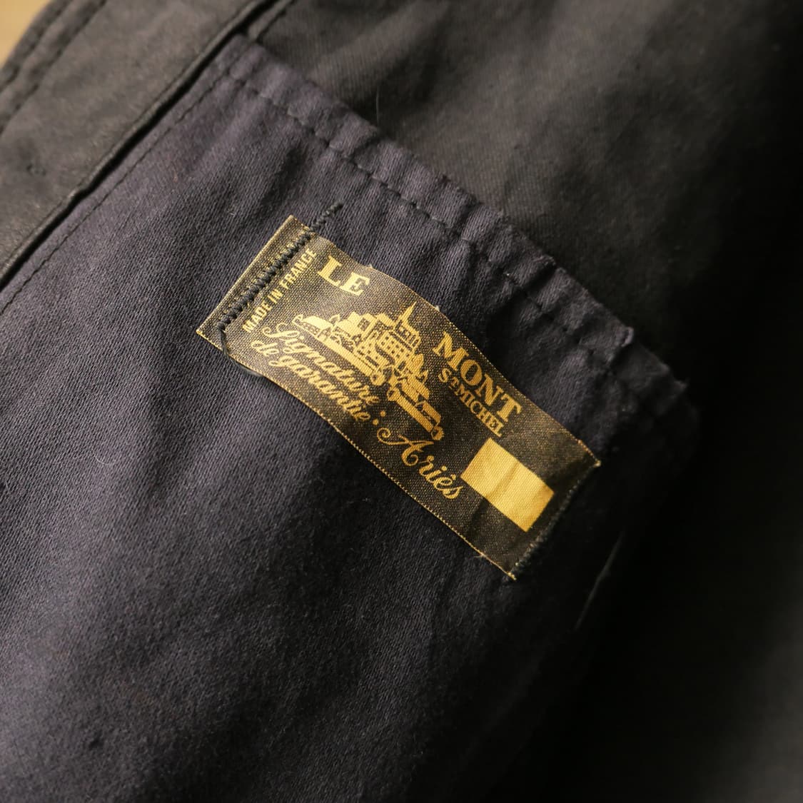 [Rare] 50s French Black moleskin jacket 상품이미지3