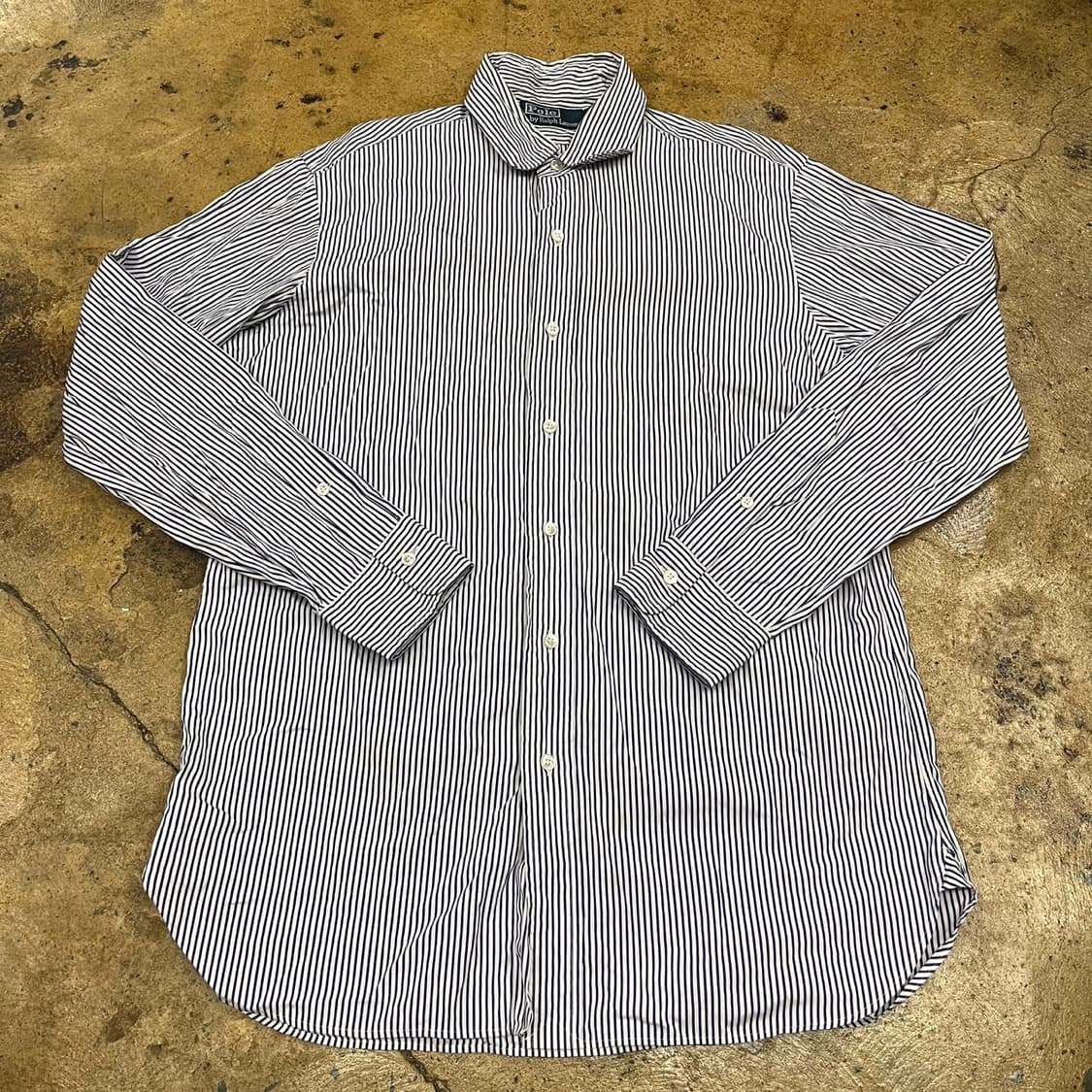 [정품/5 1/2-33] 폴로 랄프로렌 스트라이프 셔츠 b15 상품이미지2