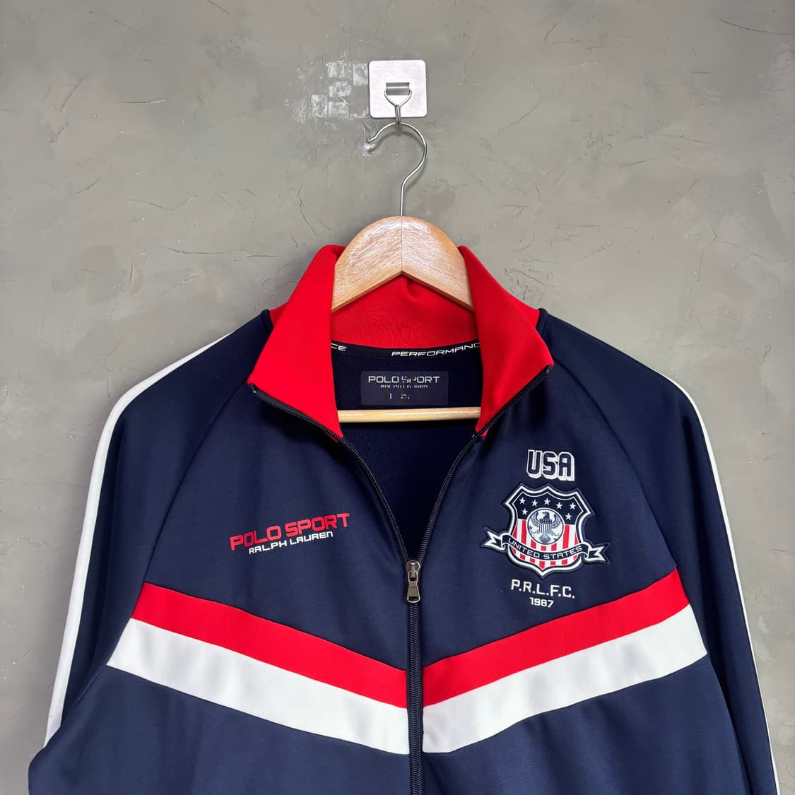 폴로 랄프로렌 USA 져지 트랙탑 집업 네이비 상품이미지2
