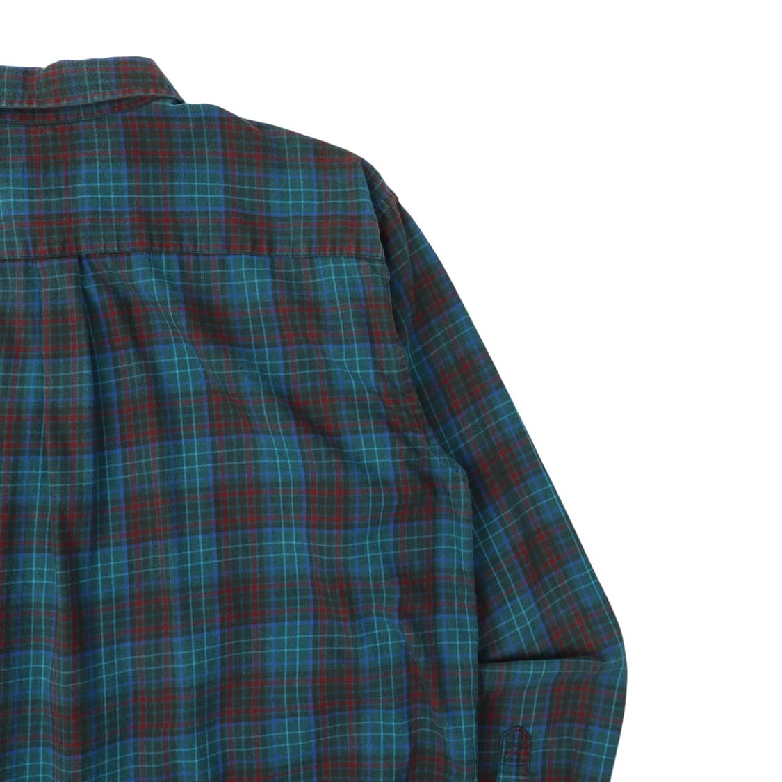 파타고니아 오가닉 코튼 블루 플레드 체크 셔츠 상품이미지6