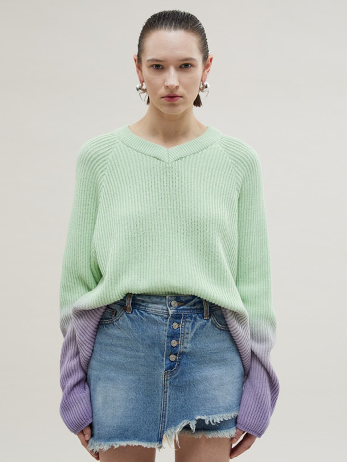 앤더슨 벨 핸드 다이드 그라데이션 가디건 <컨디션 상> 상품이미지4