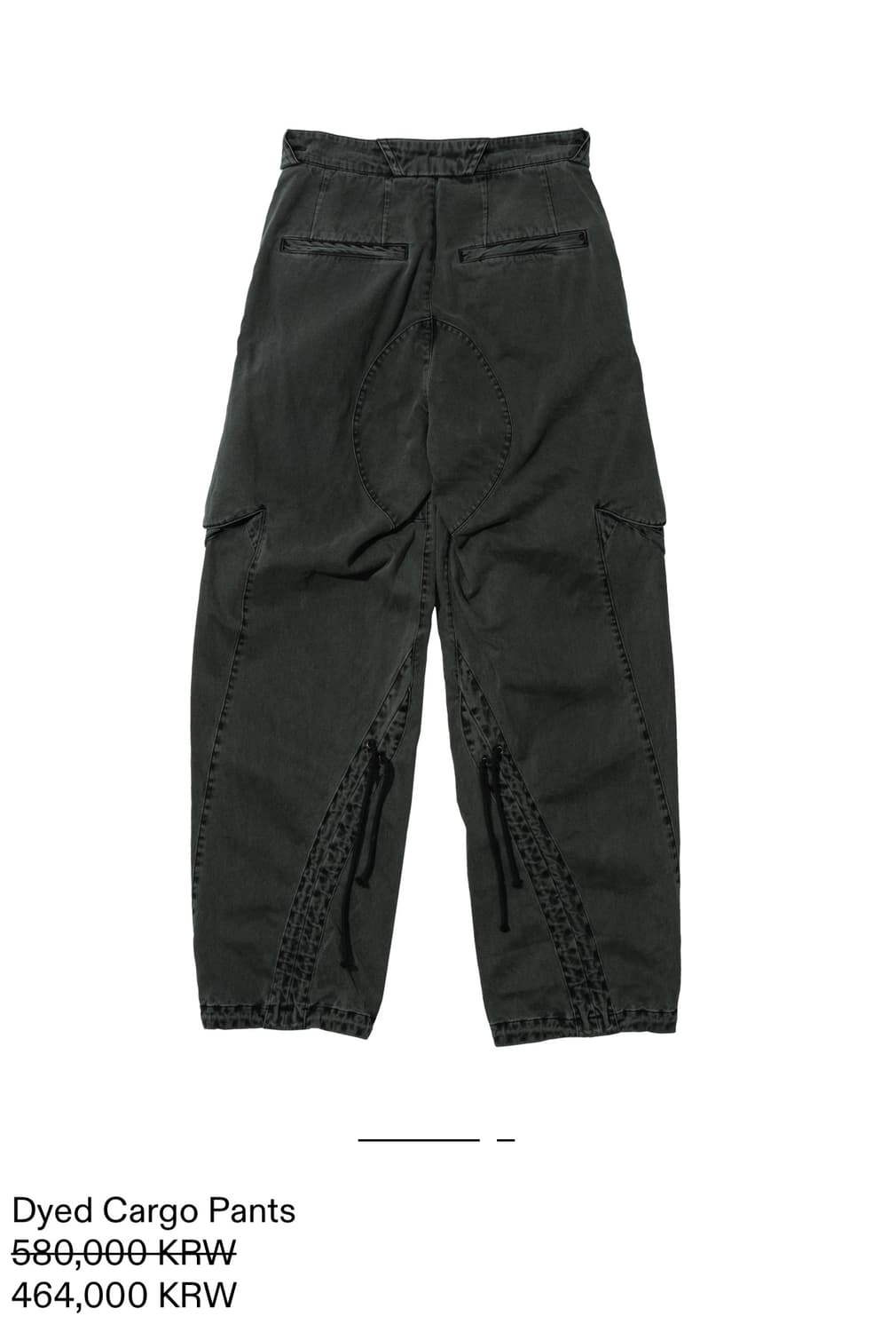 Black Dyeing Cargo Pants 상품이미지8