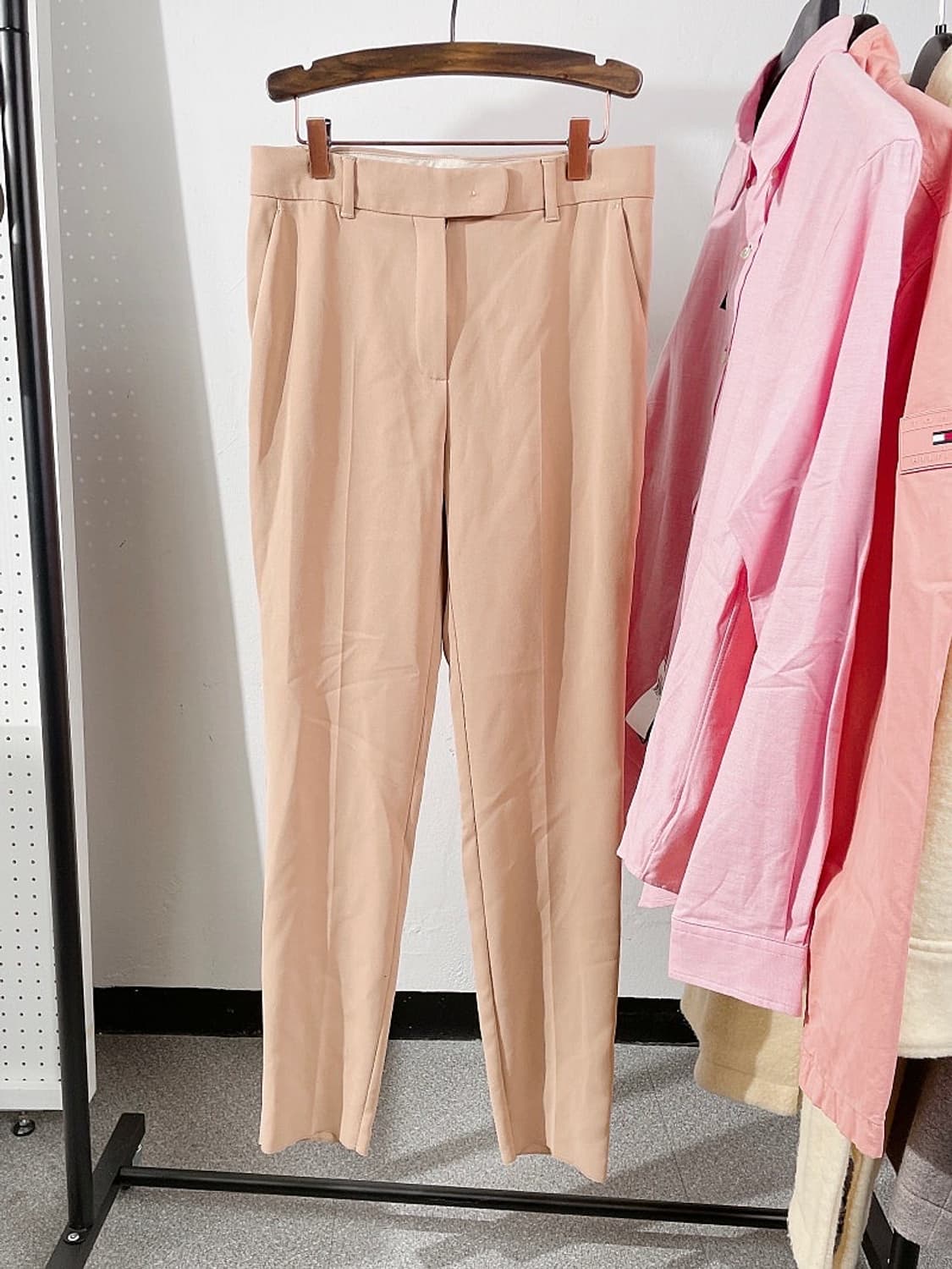 (정품/새상품) MAXMARA 막스마라 여성 베이지 팬츠 상품이미지1