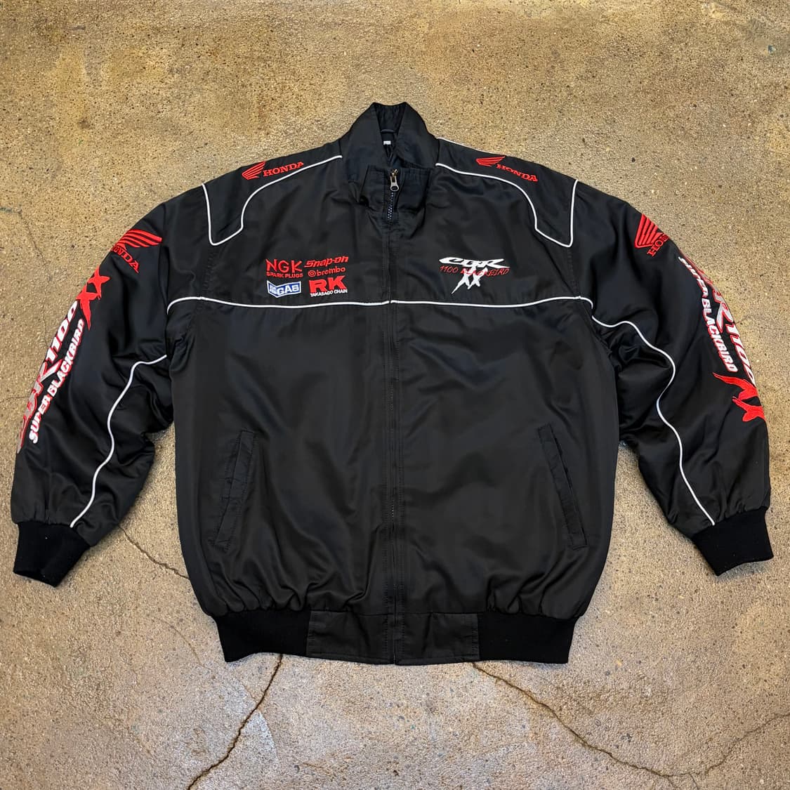 레어 미국 빈티지 혼다 CBR1100 XX 블랙버드 레이싱 자켓  상품이미지2