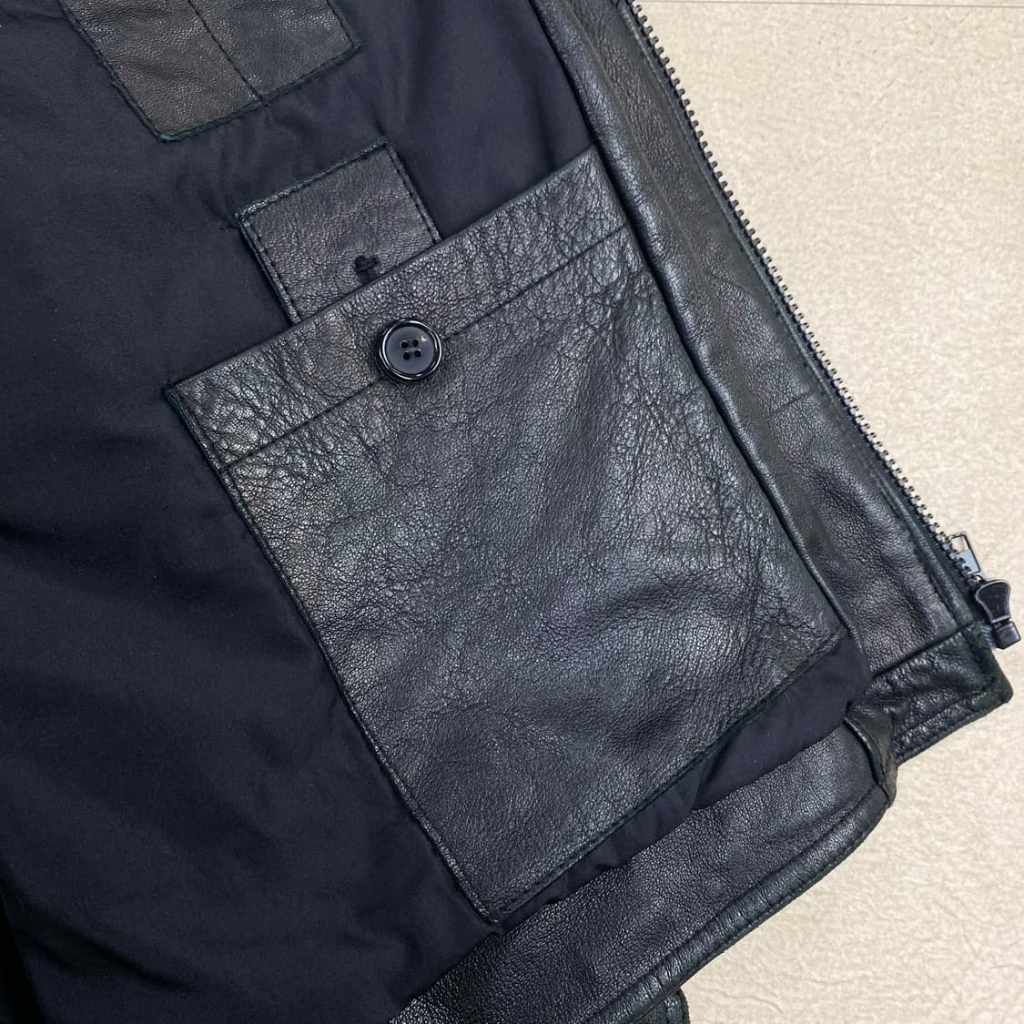 긱테일러 램스킨 신슐레이트 리얼 레더 자켓 (105) 상품이미지5