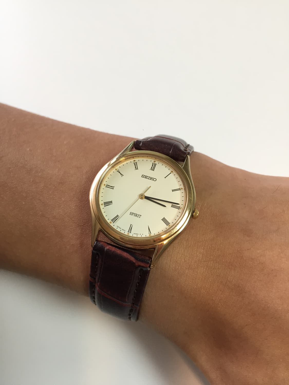 90s seiko spirit roman index gold 상품이미지5