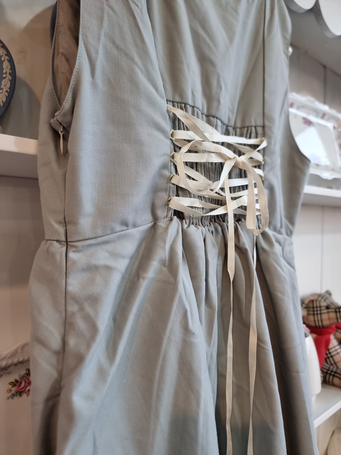 Amavel아마벨 봉봉 쇼콜라 무드 레이스업 원피스 상품이미지6