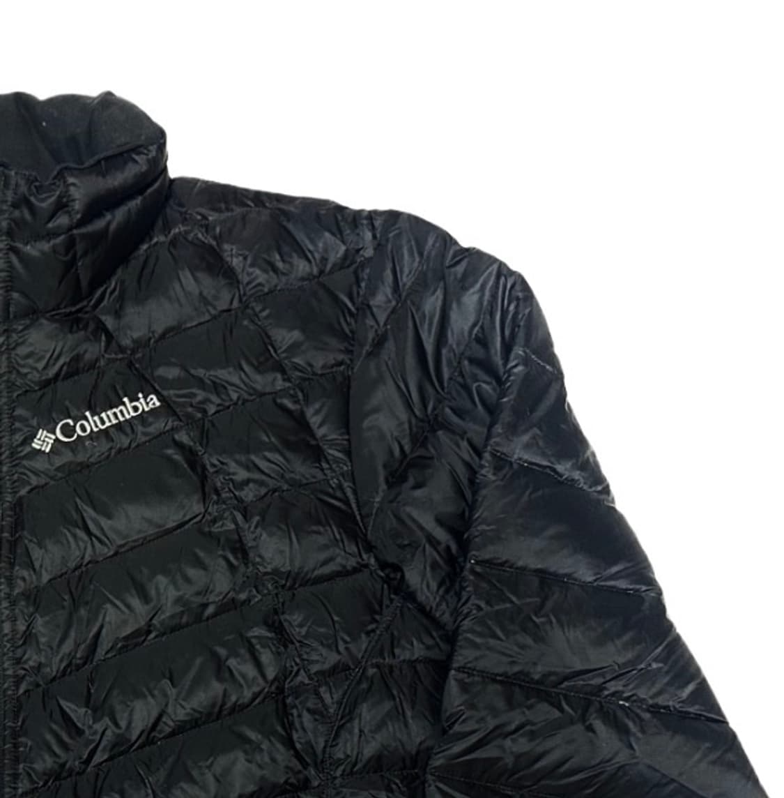 컬럼비아 블랙 나일론경량패딩 M 상품이미지2