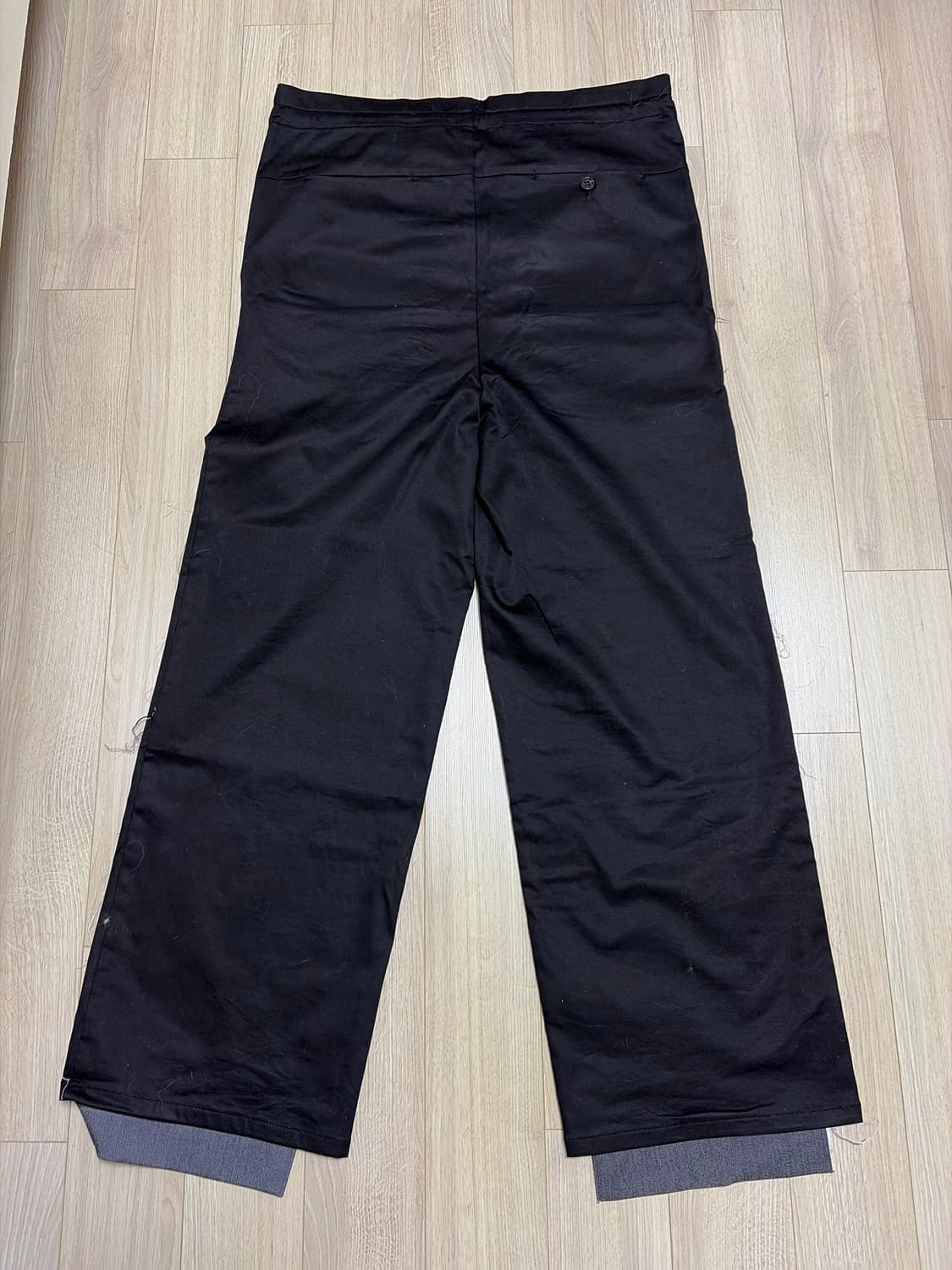 오픈와이와이 프론트 스트라이프 레이어드 팬츠 상품이미지4