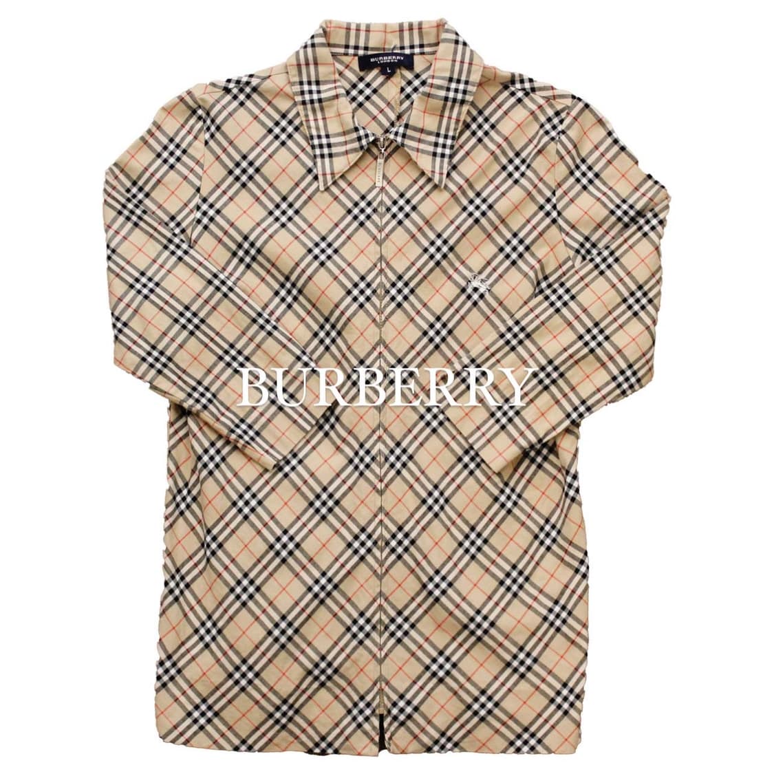 버버리 노바체크 7부 집업 상품이미지1