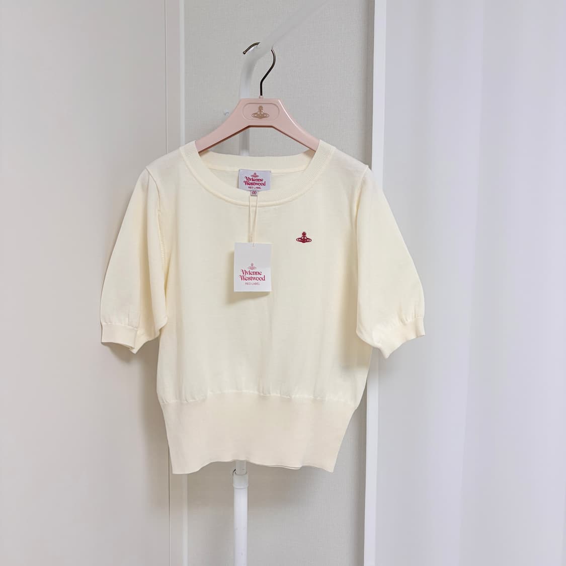 비비안웨스트우드 하이트위스트 코튼 반팔 니트 상품이미지1