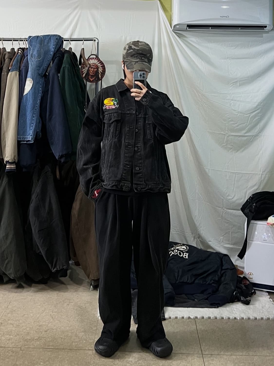 빈티지 프로배스 레이싱 데님 자켓 상품이미지4