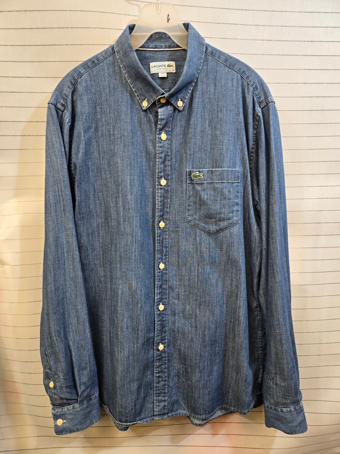 라코스테 데님셔츠 상품이미지1