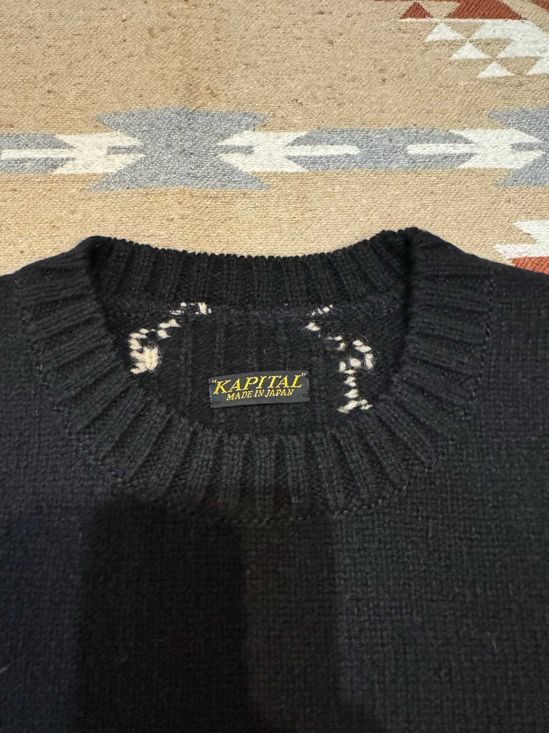 [3] 캐피탈 5G 울 본 베스트 블랙  상품이미지6