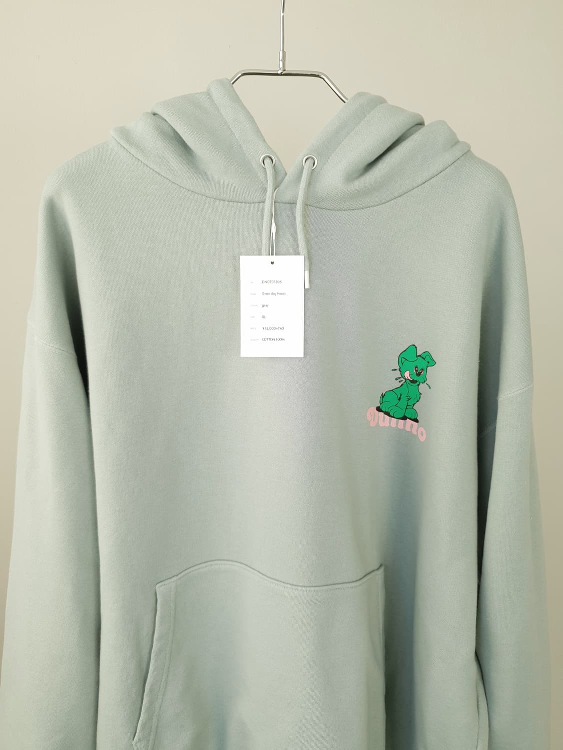 DUNNO ARTIST graphic hoody 상품이미지4