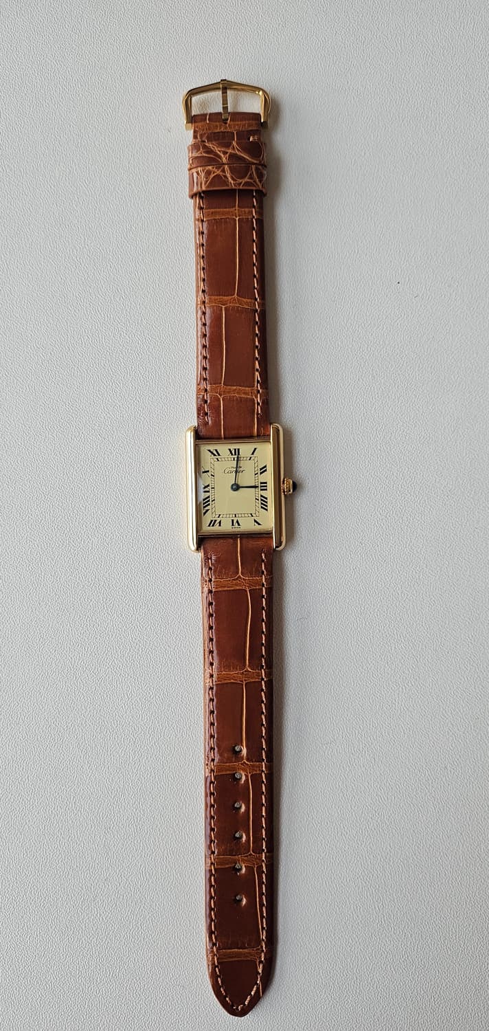 까르띠에 탱크머스트 빈티지 라지 쿼츠 상품이미지2