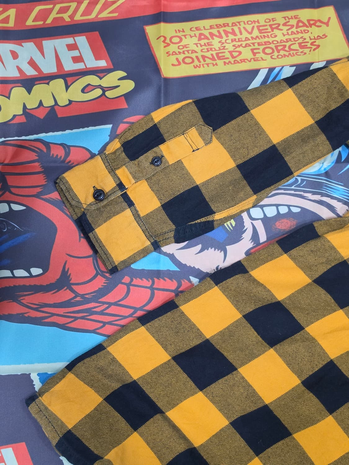 VANS X INDEPENDENT 체크 자켓 XL 상품이미지6