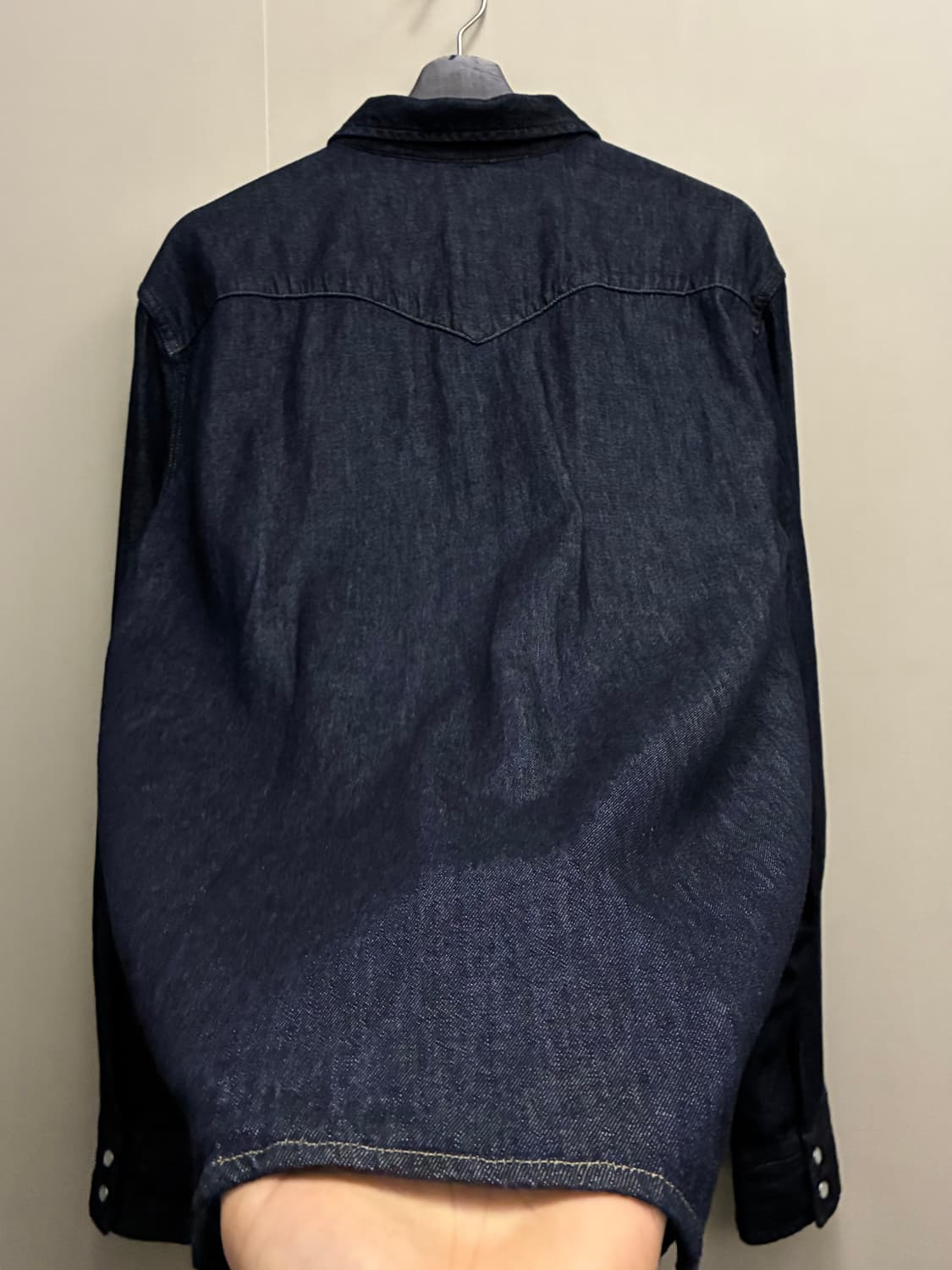 (L/105)리바이스 데님 투포켓 웨스턴셔츠 데님셔츠 levis 상품이미지8