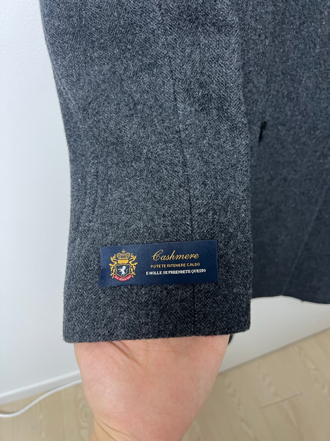 ZIO SONGZIO 캐시미어 더블 코트 105 판매합니다 상품이미지5