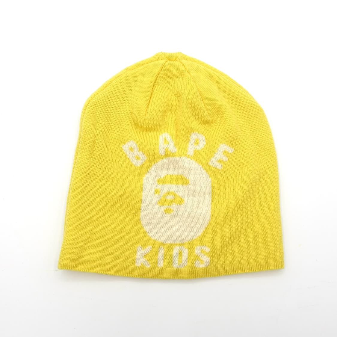 BAPE KIDS 베이프 키즈 옐로우 에이프 비니 상품이미지2
