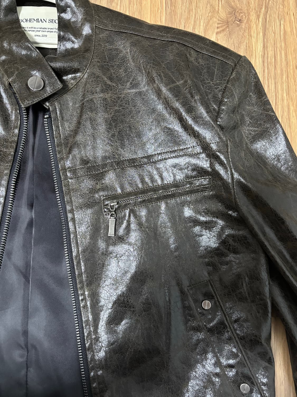 보헴서 가죽자켓 상품이미지2