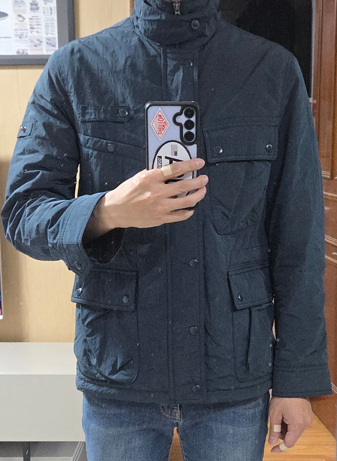 (착샷) 시리즈 series 옵스쿠라 자켓 가먼트  상품이미지9