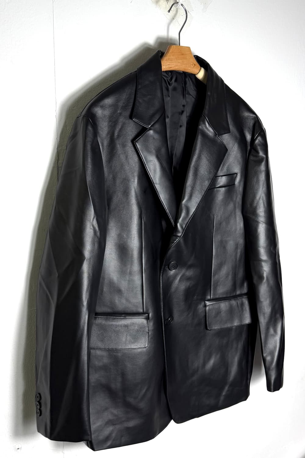 tngt 블레이저 tngt자켓 레더블레이저 가죽자켓 레더자켓 상품이미지1