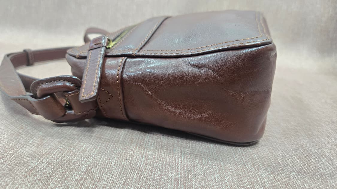 몽삭 Monsac-   앤틱스타일  가죽 미니 크로스백 상품이미지5