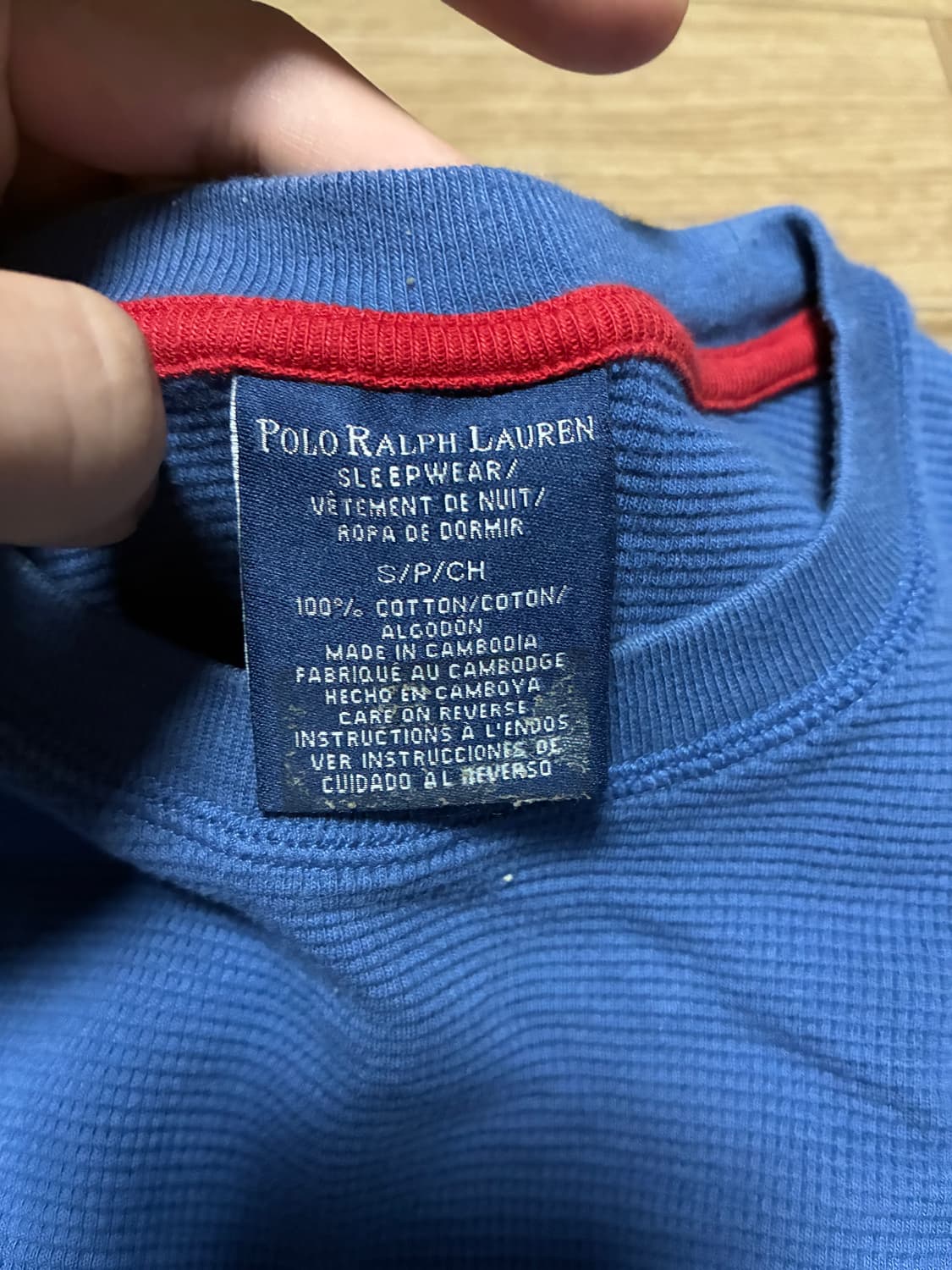 S) 폴로 랄프로렌 와플 롱슬리브 긴팔 2개 일괄3만원 상품이미지2