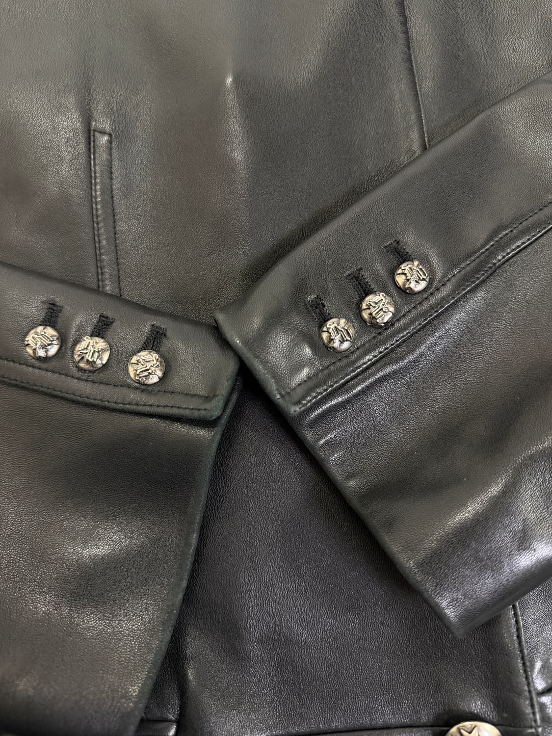 90s 지아니 베르사체 아카이브 레더 자켓 상품이미지5