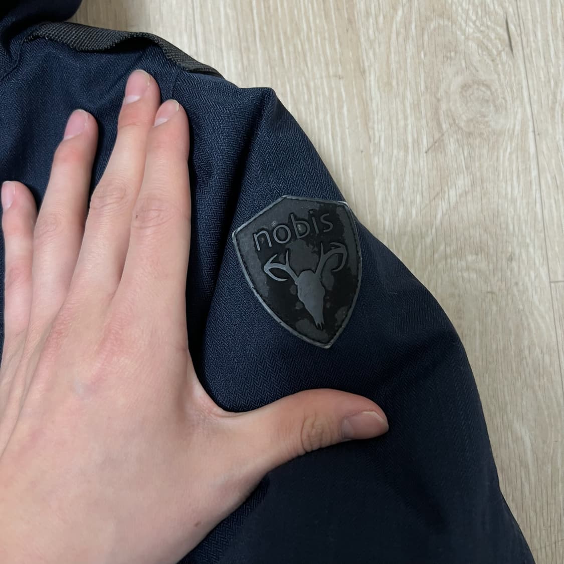 노비스 키즈 와펜 후드 롱패딩 L 9-10세 상품이미지4