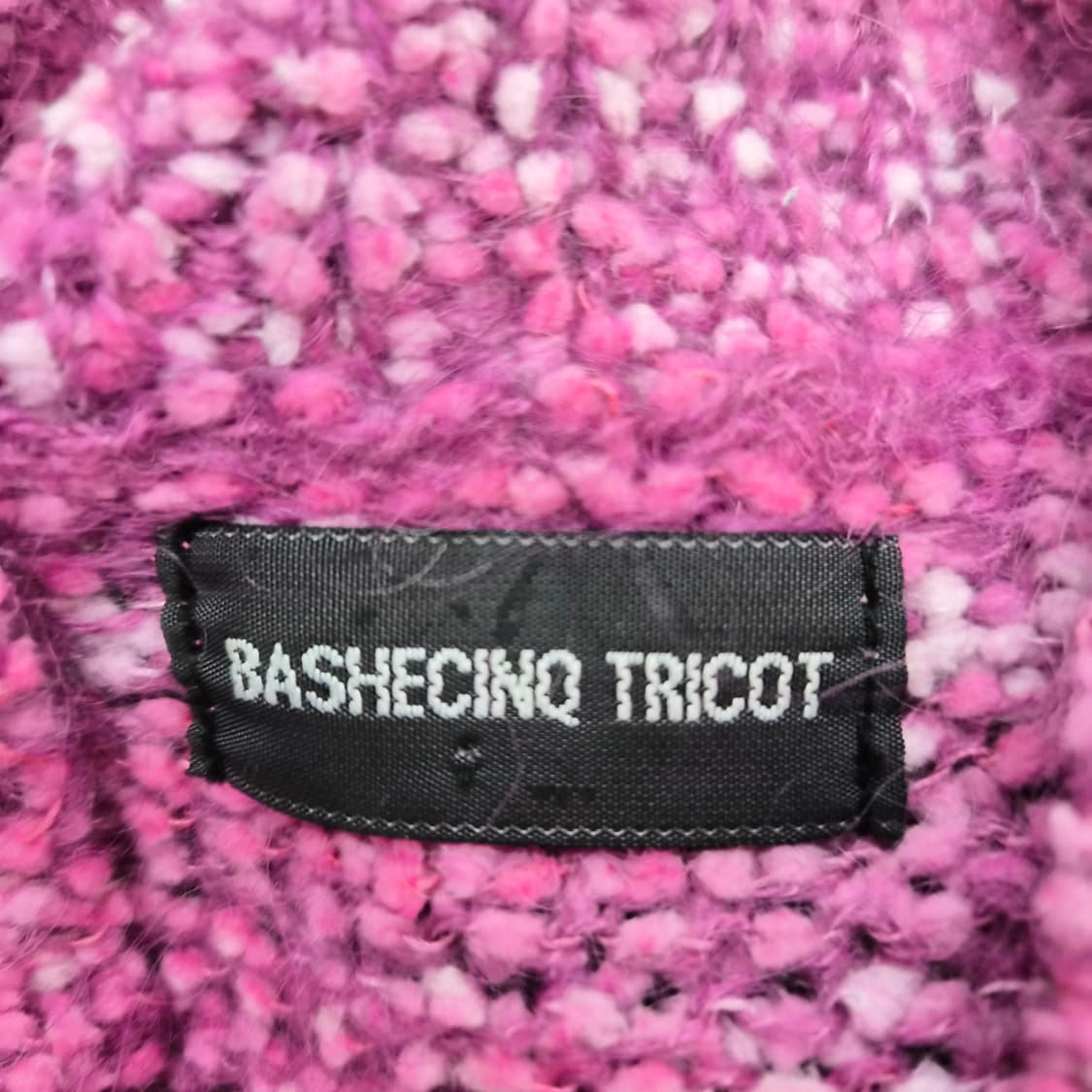 핑크 모헤어 하이넥 니트 상품이미지9