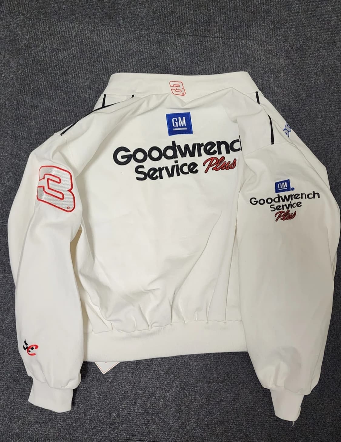 화이트 굿wrench 레이싱 자켓 (새상품) 상품이미지3