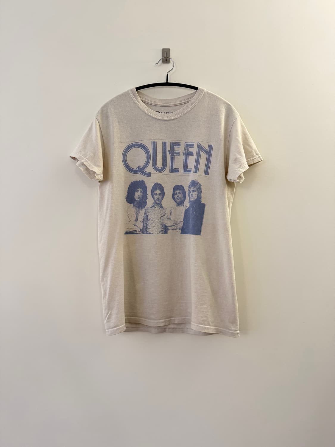 QUEEN 오피셜 머천 레트로 프린팅 밴드 티셔츠 S 상품이미지1