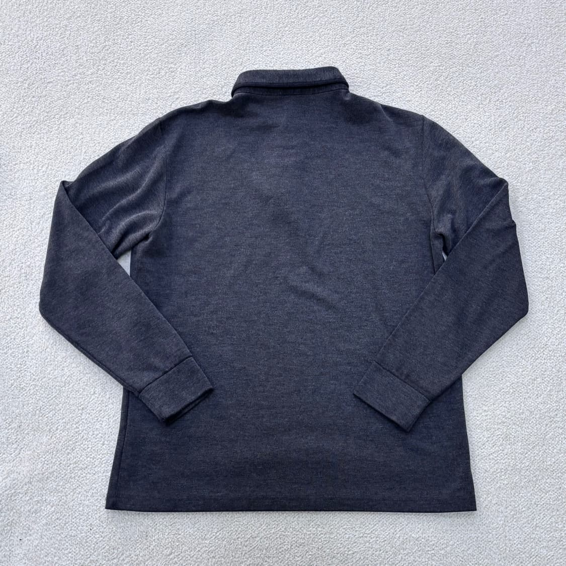 100 헨리코튼 긴팔 카라 티셔츠 0311E 상품이미지2