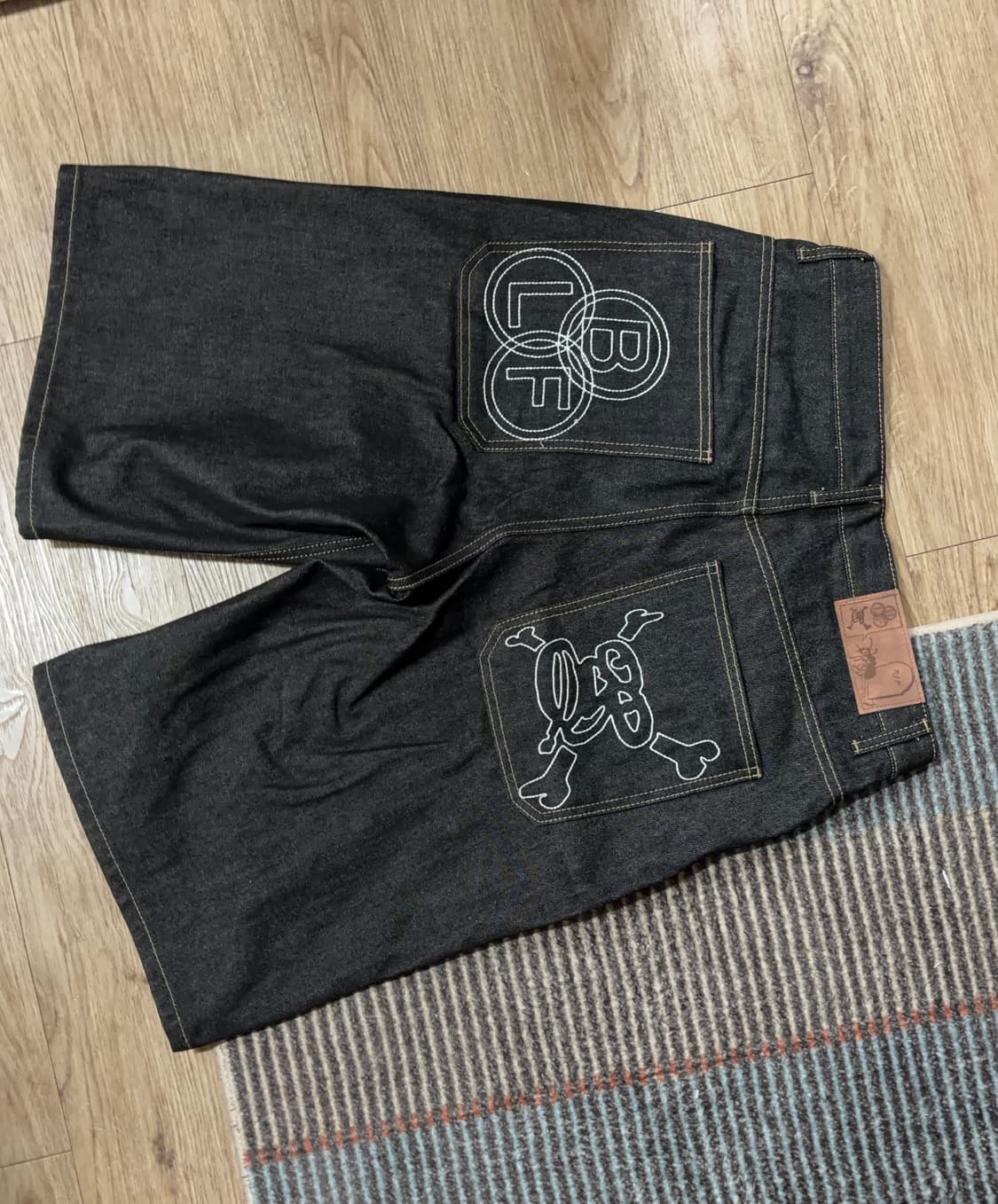 BLF denim shorts 보이롱페이스 데님 쇼츠 L 상품이미지4