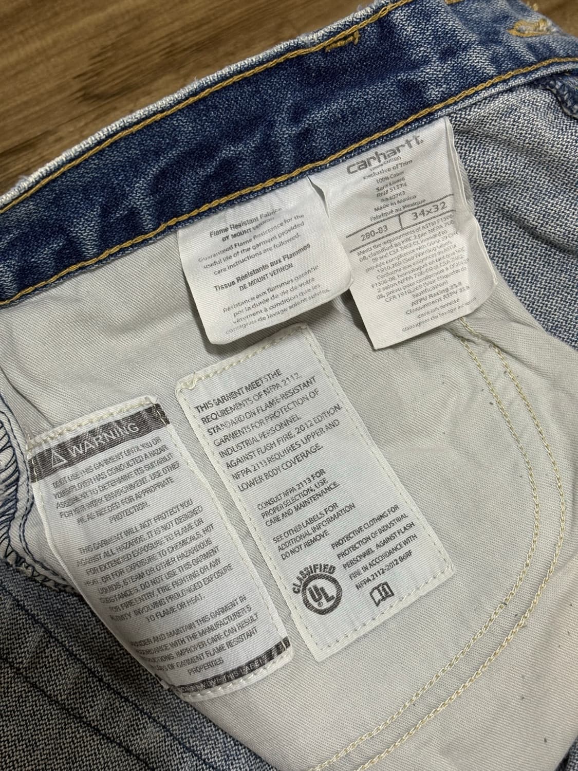 칼하트 데님 빈티지 35사이즈 상품이미지5