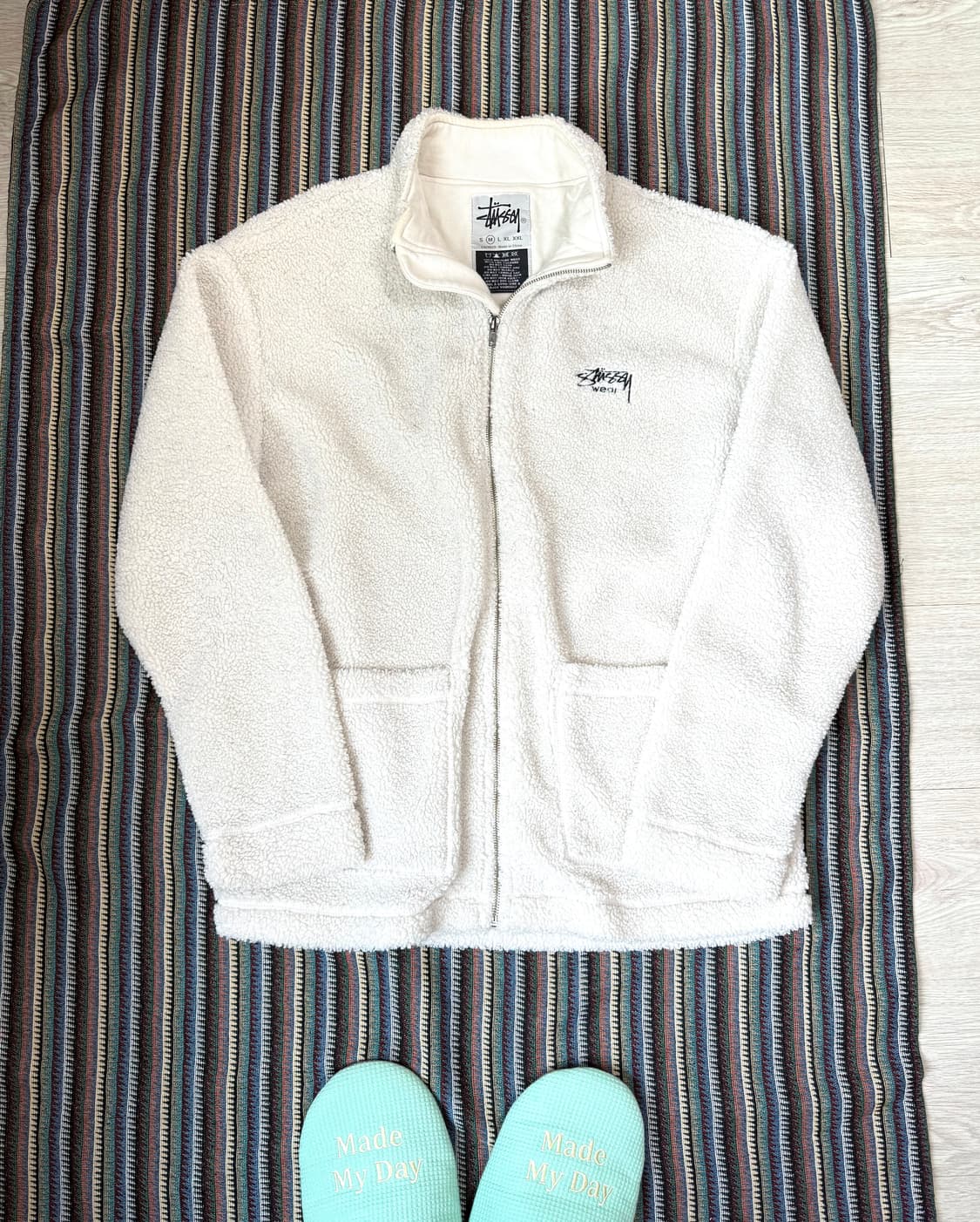 90s 스투시 후리스 자켓 상품이미지1